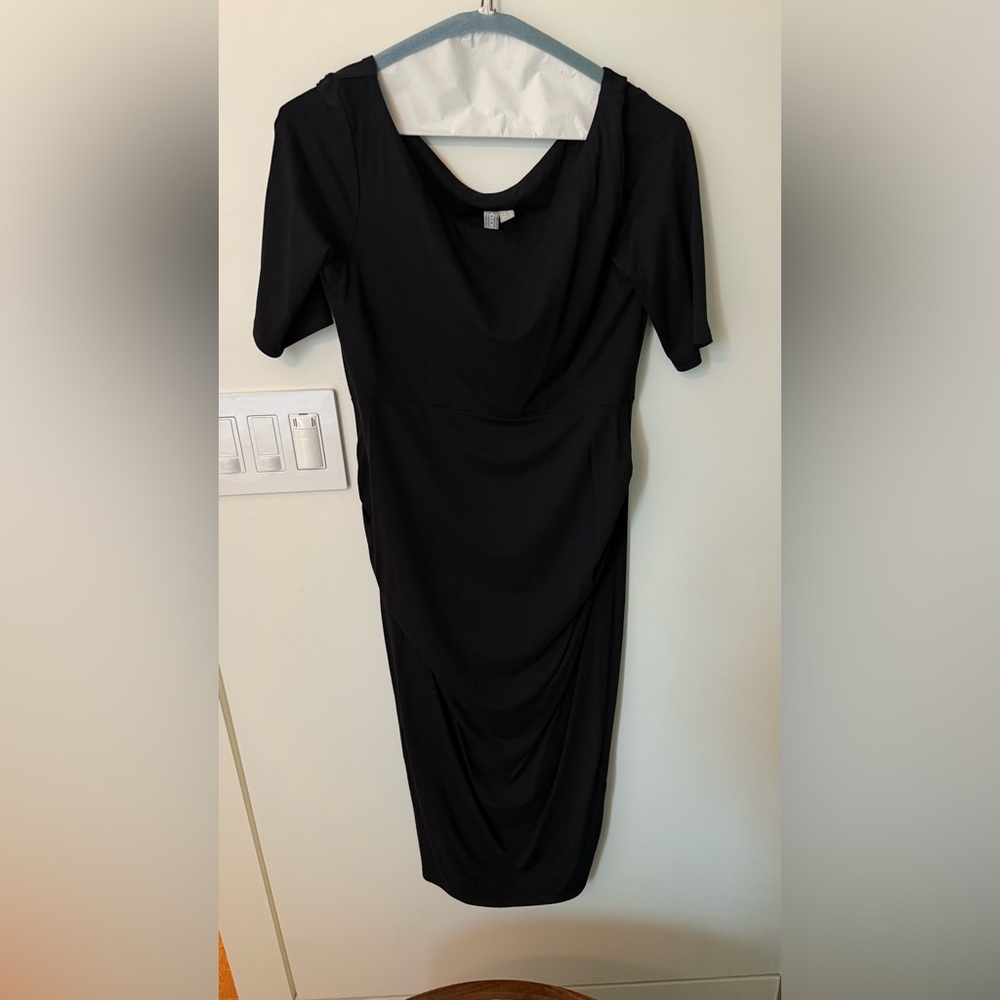 ASOS Maternity Black Long Sleeve Dress